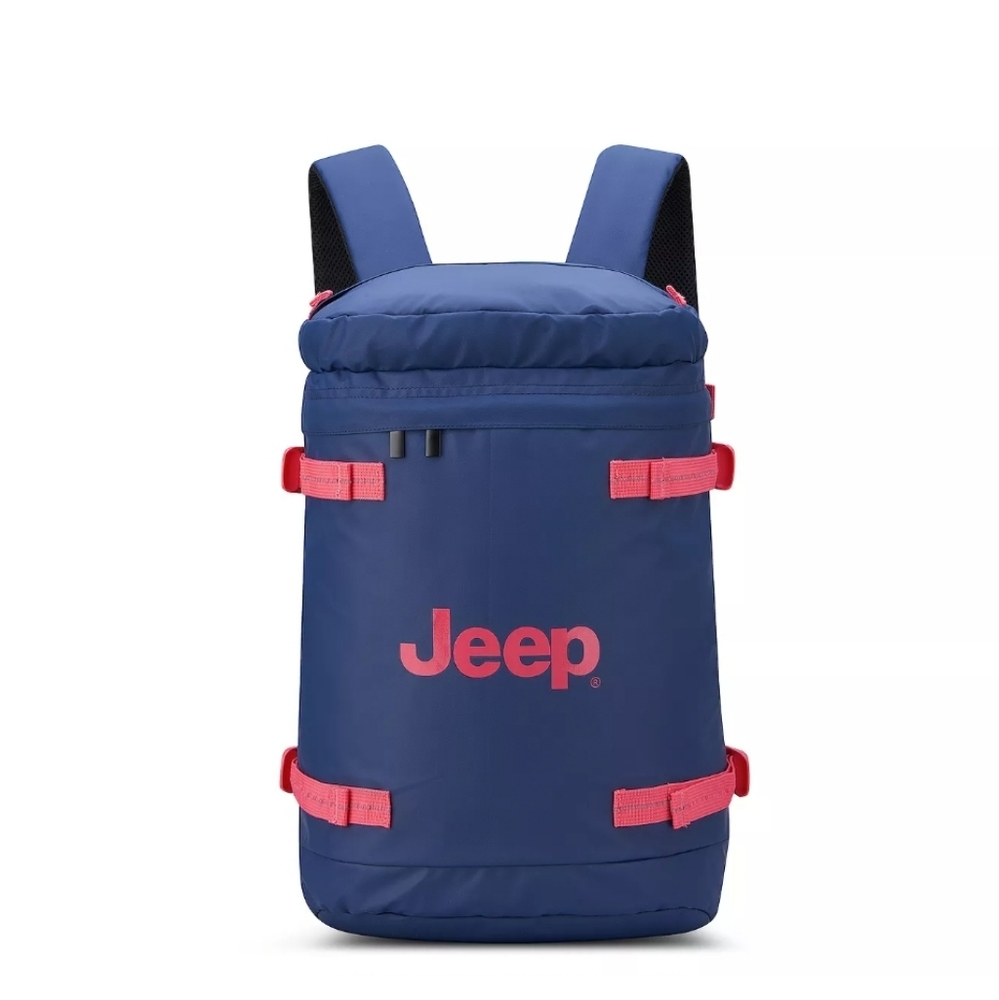 NEW! NWT Jeep Cylindrical Laptop Backpack Twilight Navy Fast Free Ship JS013C